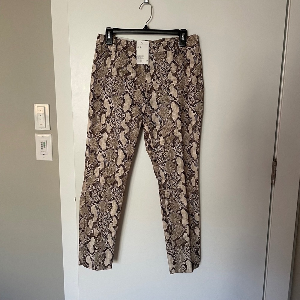 NWT H&M Snake Print Slacks